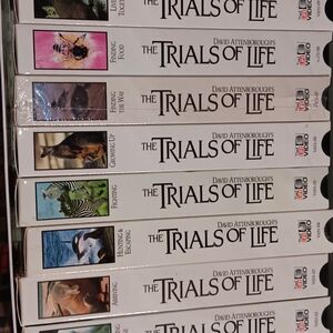 Time Life Set of 12 Turner Broadcast VHS David Attenborough's Animal Life